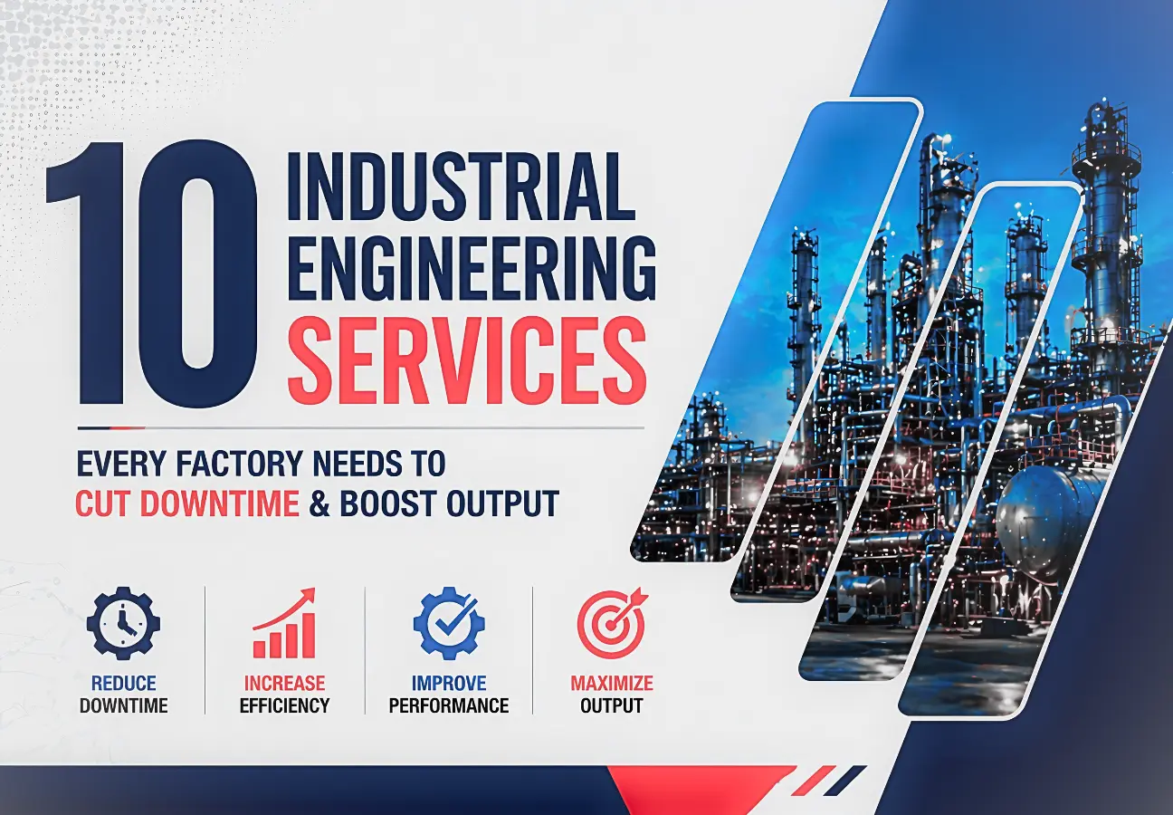 10 Industrial Engineering Services Every Factory Needs to Cut Downtime and Boost Output