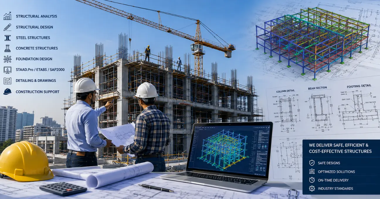 Structural Analysis Engineering Services in Chennai and structural solutions